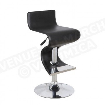 SNAKE Tabouret de bar Noir AUCUNE